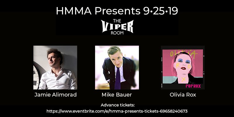 HMMA Presents • The Viper Room • 9/25